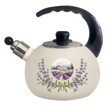 CZAJNIK EMALIOWANY 2,2L TRADYCYJNY IMBRYK EMALIOWANY INDUKCJA GAZ Lawenda