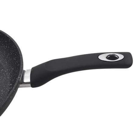 Patelnia tradycyjna z powłoką mineralna 28 cm czarna