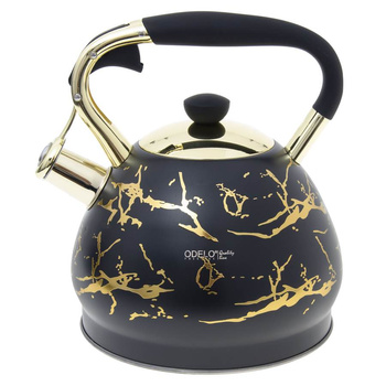 Czajnik 3,0L DARIO czarny złoty/OD2087