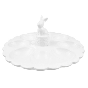 Talerzyk na jajka zając 21,5cm na 8szt ISTA/OD2581