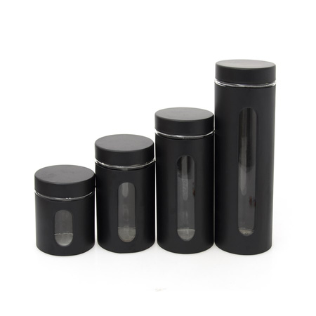 JORIS BLACK Słoik szkl. z met. pokr. 900ml/OD1793