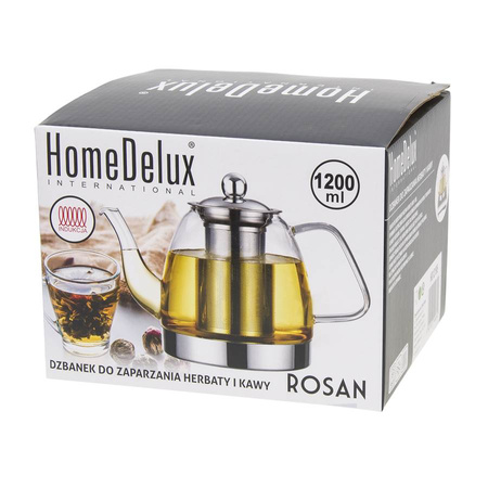 Dzbanek z zaparz. ROSAN indukcja 1200ml