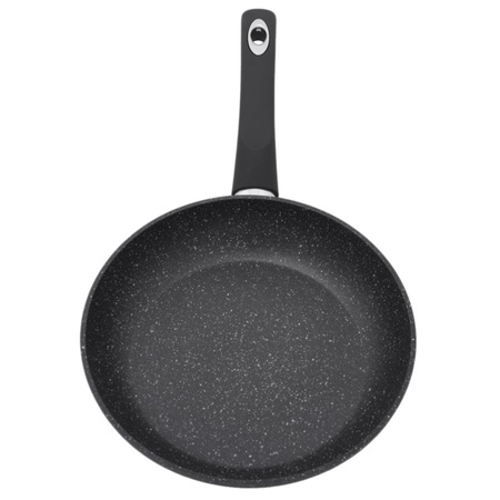 Patelnia tradycyjna z powłoką mineralna 28 cm czarna