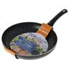 Patelnia tradycyjna z powłoką marmurkową 28 cm czarna