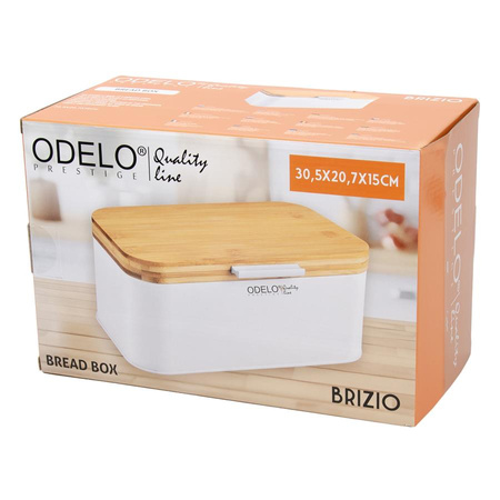 Chlebak BRIZIO biały 30,5x20,7x15cm/OD2231