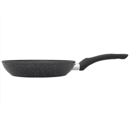 Patelnia tradycyjna z powłoką mineralna 24 cm czarna