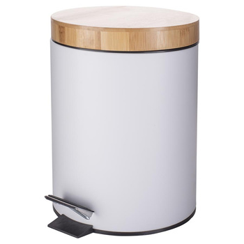 Kosz na śmieci 5L MONTEZ biały/OD2240