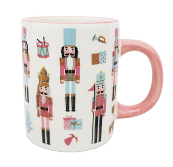 Kubek ceramiczny 335 ml z motywem dziadków do orzechów