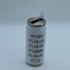 KUBEK TERMICZNY Z DZIÓBKIEM TERMOS BIAŁY CZARNY NAPIS DO AUTA PUSZKA 500ML "I'm Tired"