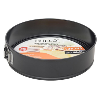 Tortownica fakturowana SIMONA 26x26x6,8cm/OD2209