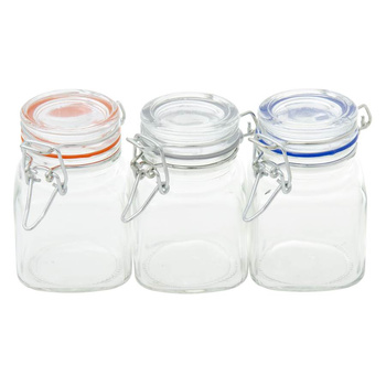 Słoik na przyprawy kwadr. IMRE 80ml (12szt)/OD2092