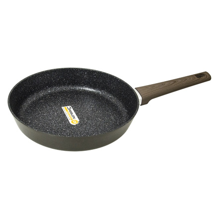 Patelnia głęboka 26cm z powłoką greblon indukcja gaz