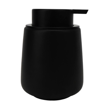 Dozownik mydła CORTEZ 9x9x12,5cm czarny/OD2362