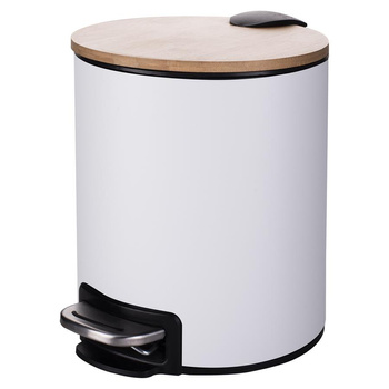 Kosz na śmieci 3L TAVIO biały/OD2242