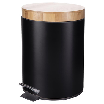 Kosz na śmieci 5L MONTEZ czarny/OD2239