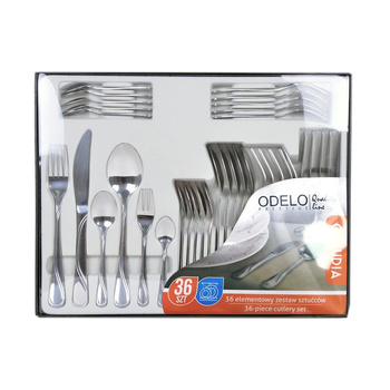 CLAUDIA Komplet sztućców36 el. flok (6osób)/OD1171