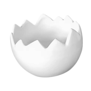 Skorupka duża "Szkl.białe" 10x14cm/OD8513