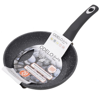 Patelnia tradycyjna z powłoką mineralna 20 cm czarna