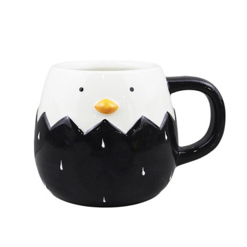 Kubek kura czarna 410ml RIKU/OD2585