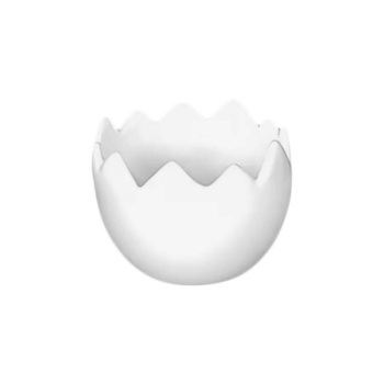 Skorupka mała "Szkl.białe" 8x11cm/OD8512