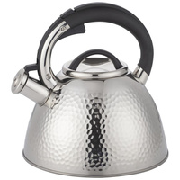 CZAJNIK Srebrny INDUKCJA GAZ TRADYCYJNY 3 L ZE STALI NIERDZEWNEJ