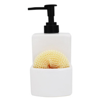 Dozownik płynu MANOLO 9,6x8,6x18,8cm biały