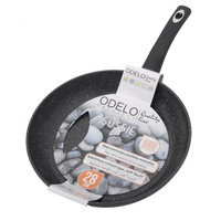 Patelnia tradycyjna z powłoką mineralna 28 cm czarna